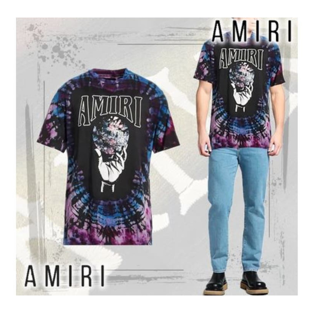 NWT AMIRI Crystal Ball Tie-Dye Short Sleeve T-shirt Men's Size Medium